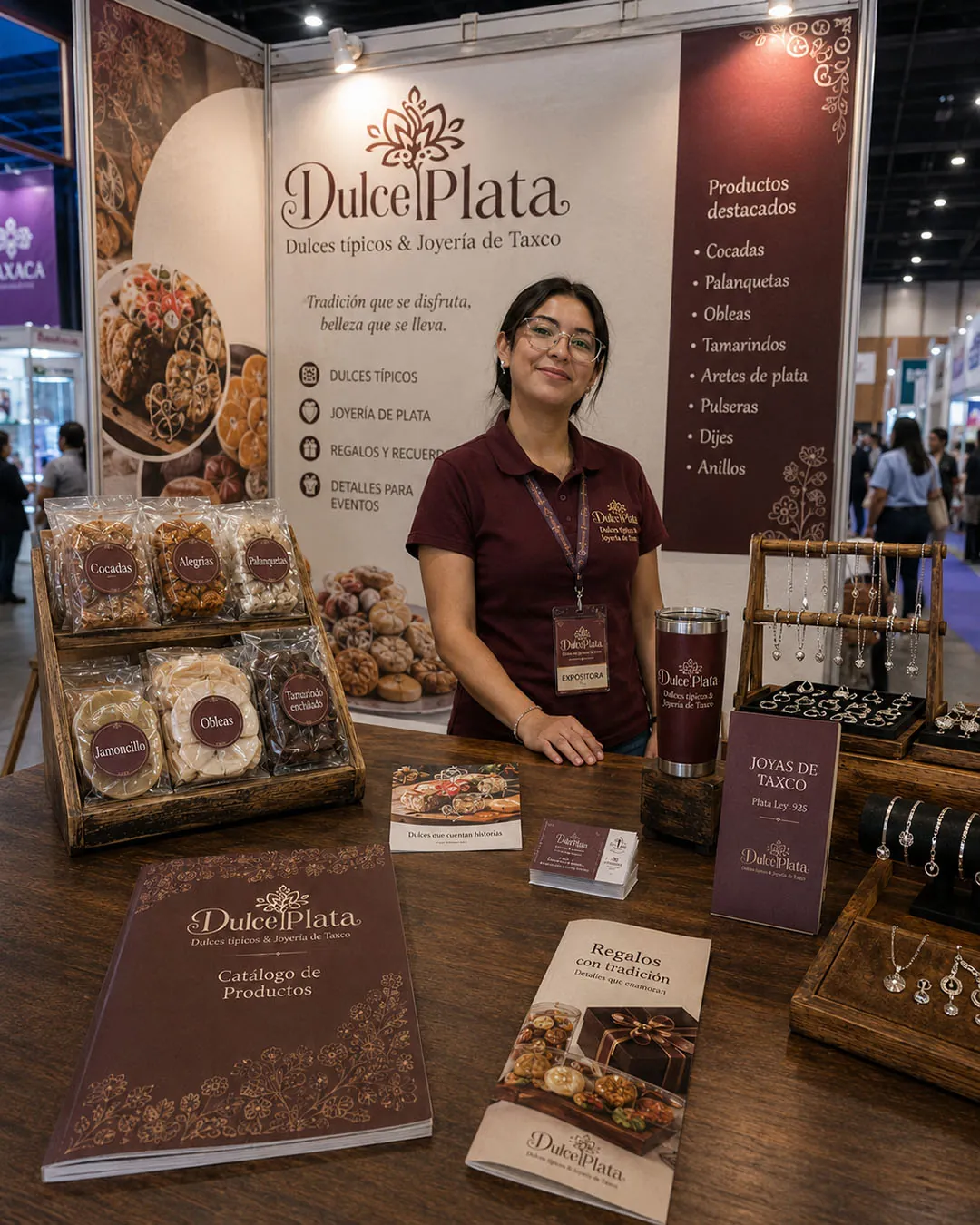 Material impreso y promocional para una exposición